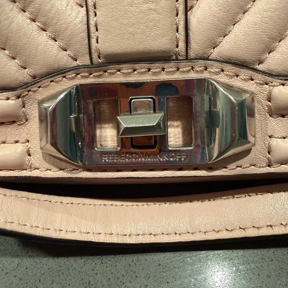 Rebecca Minkoff Pink Quilted Chain Shoulder Bag